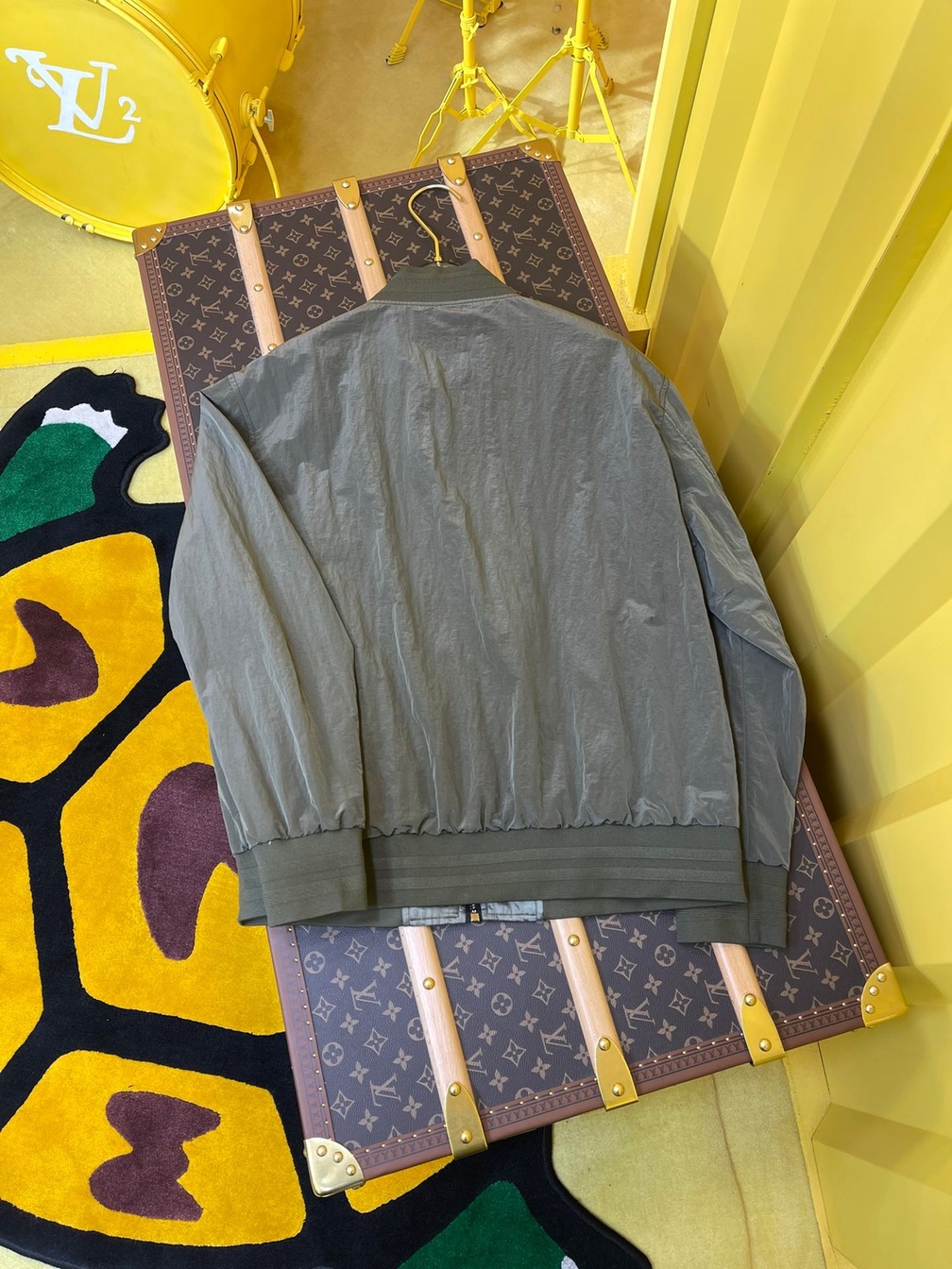 Bomber Dior Oblique Dark Gray Ss2022