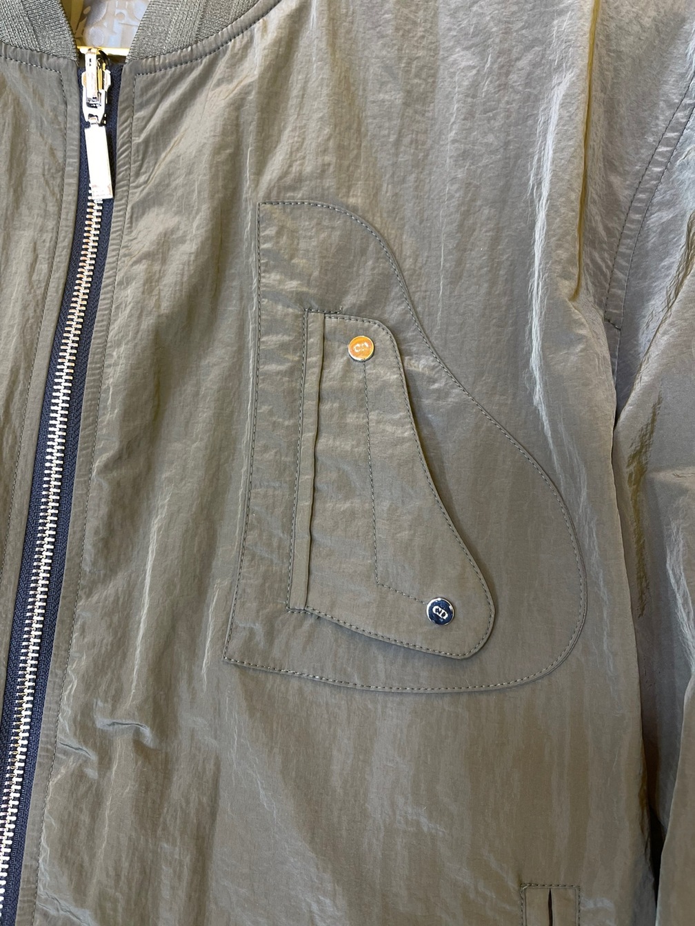 Bomber Dior Oblique Dark Gray Ss2022