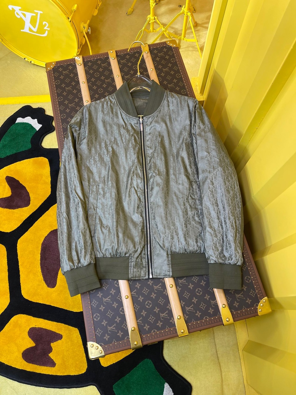 Bomber Dior Oblique Lightly Gray Ss2022