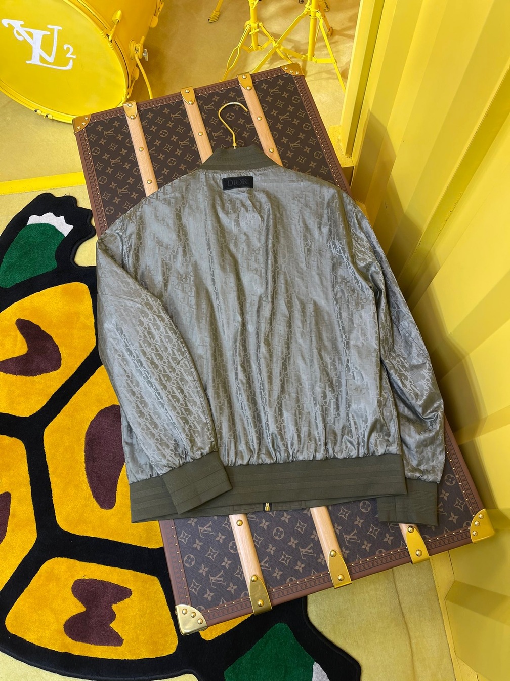 Bomber Dior Oblique Lightly Gray Ss2022