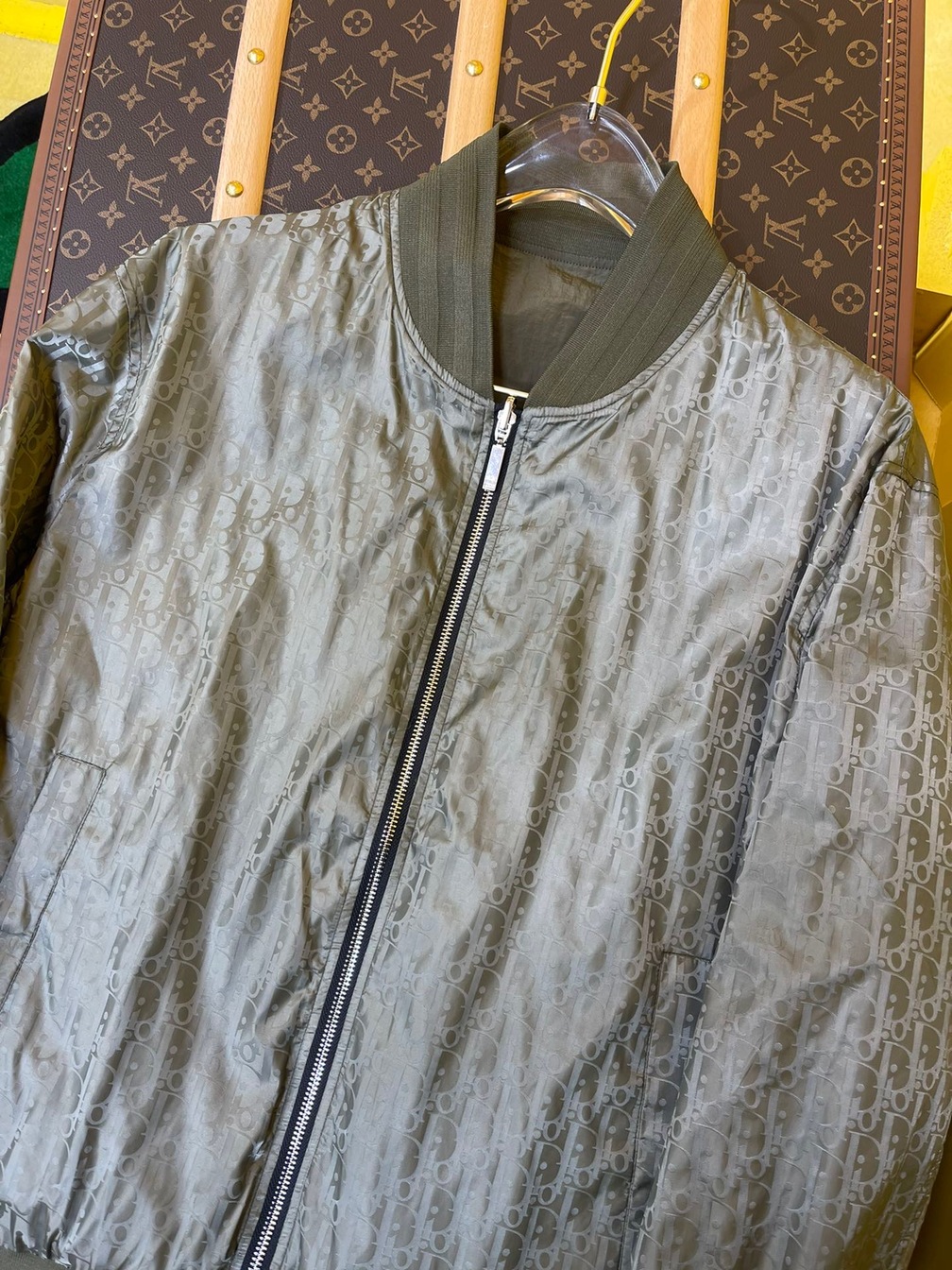Bomber Dior Oblique Lightly Gray Ss2022