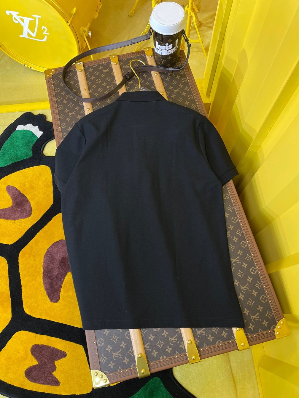 Polo Dior Peter Doig Black Ss2022