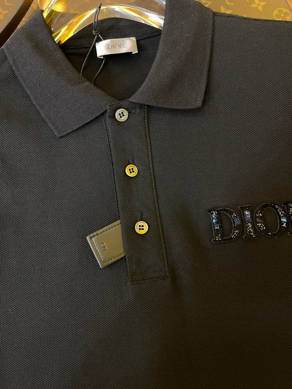 Polo Dior Peter Doig Black Ss2022
