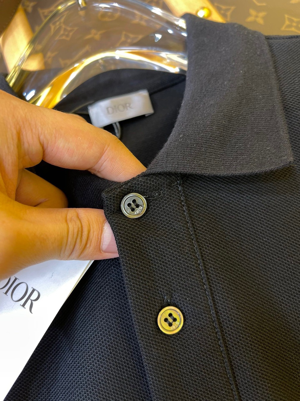 Polo Dior Peter Doig Black Ss2022
