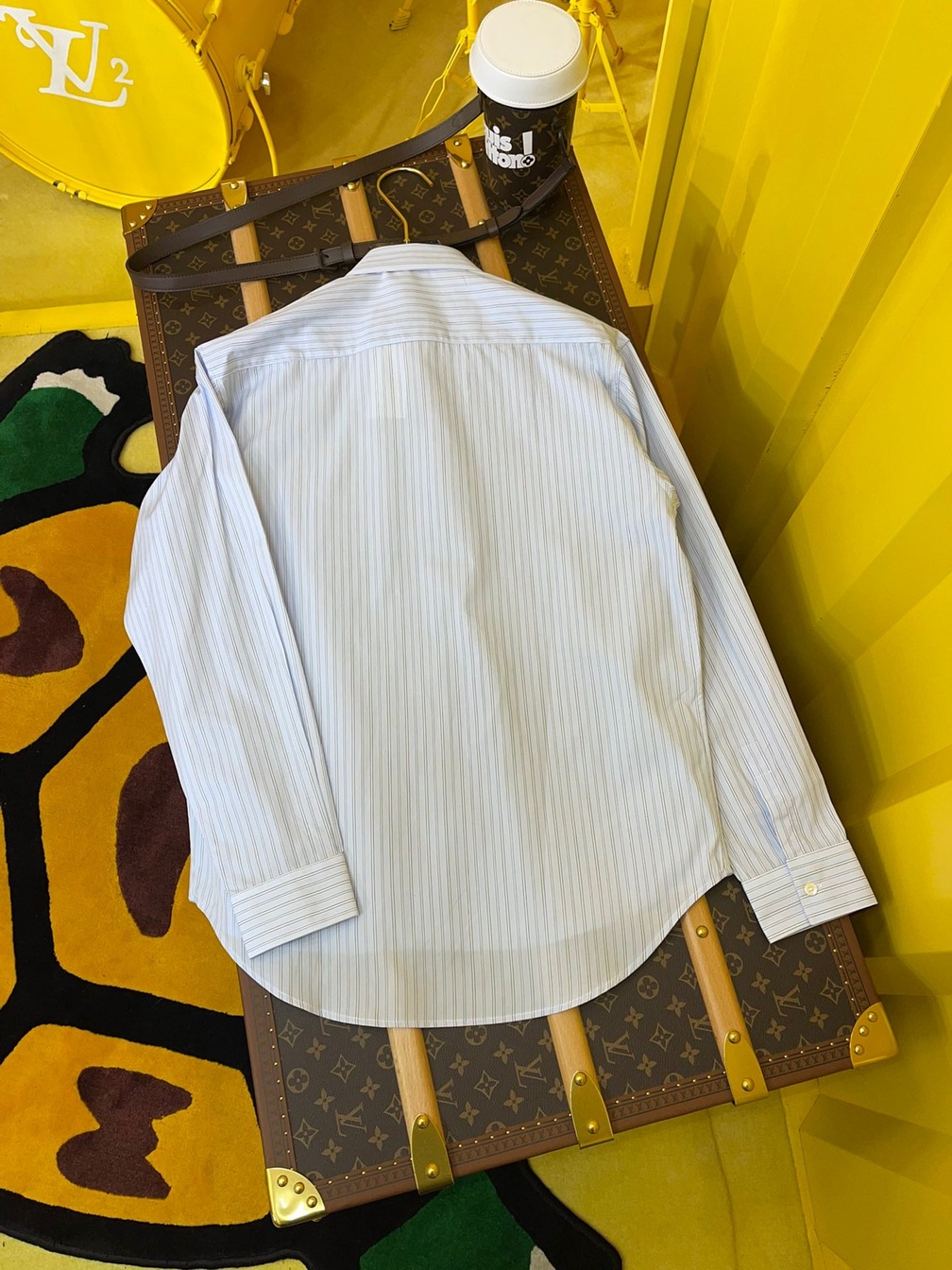 Shirt Dior Stripe Pint Blue Ss2022