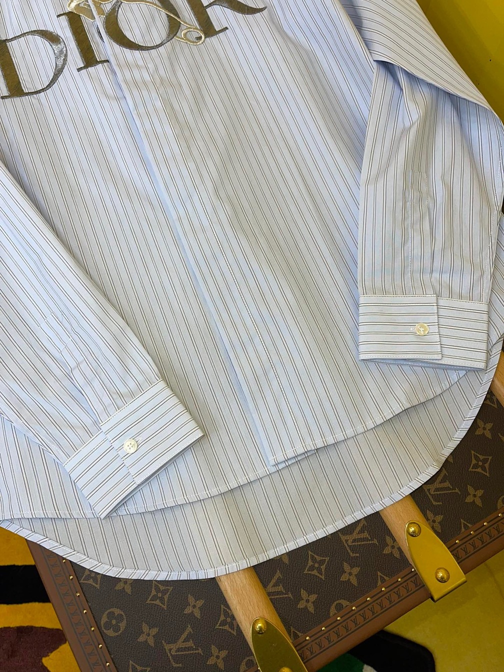 Shirt Dior Stripe Pint Blue Ss2022