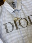 Shirt Dior Stripe Pint Blue Ss2022