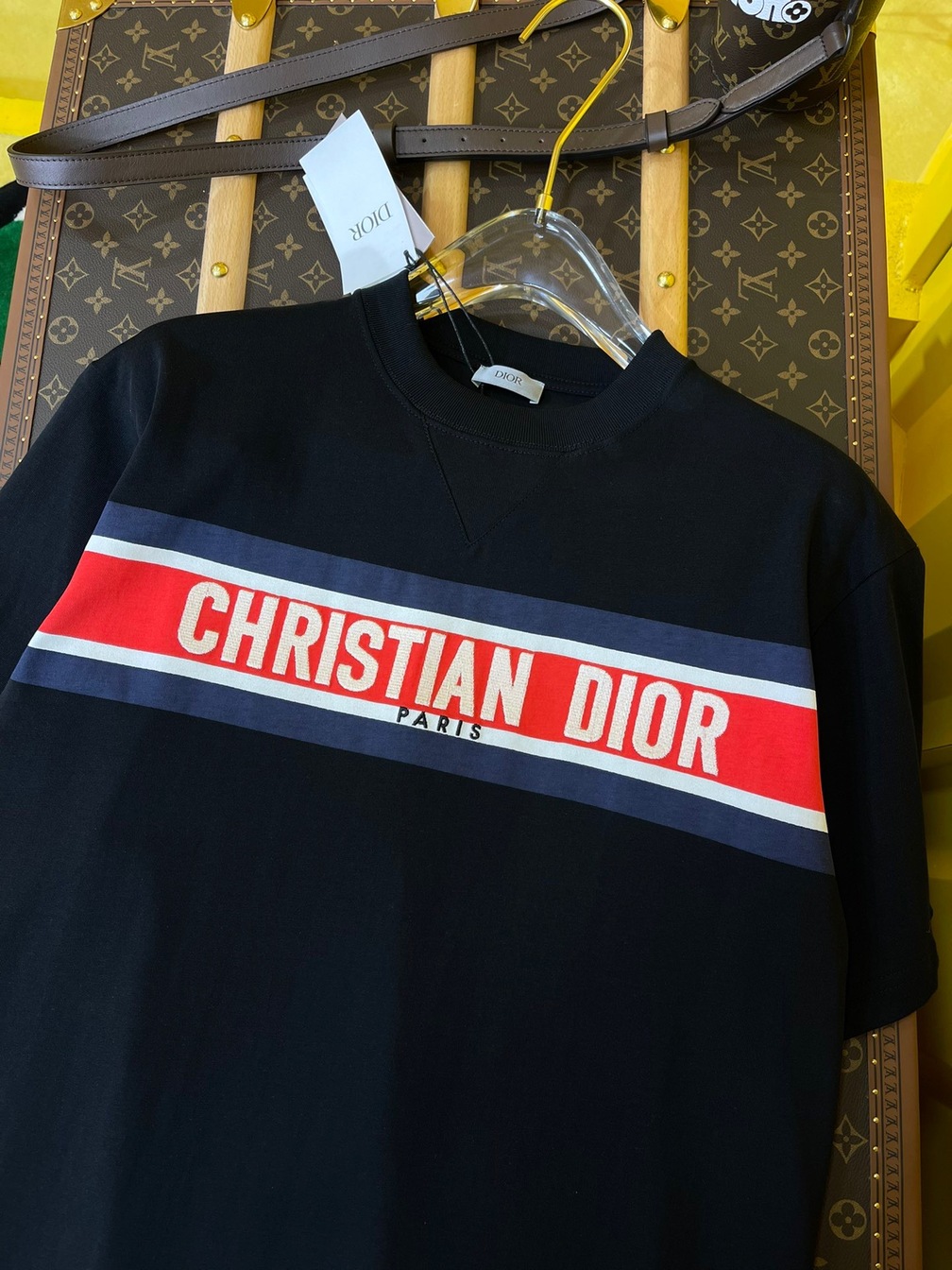 Tee Dior Alps Logo Black Ss2022