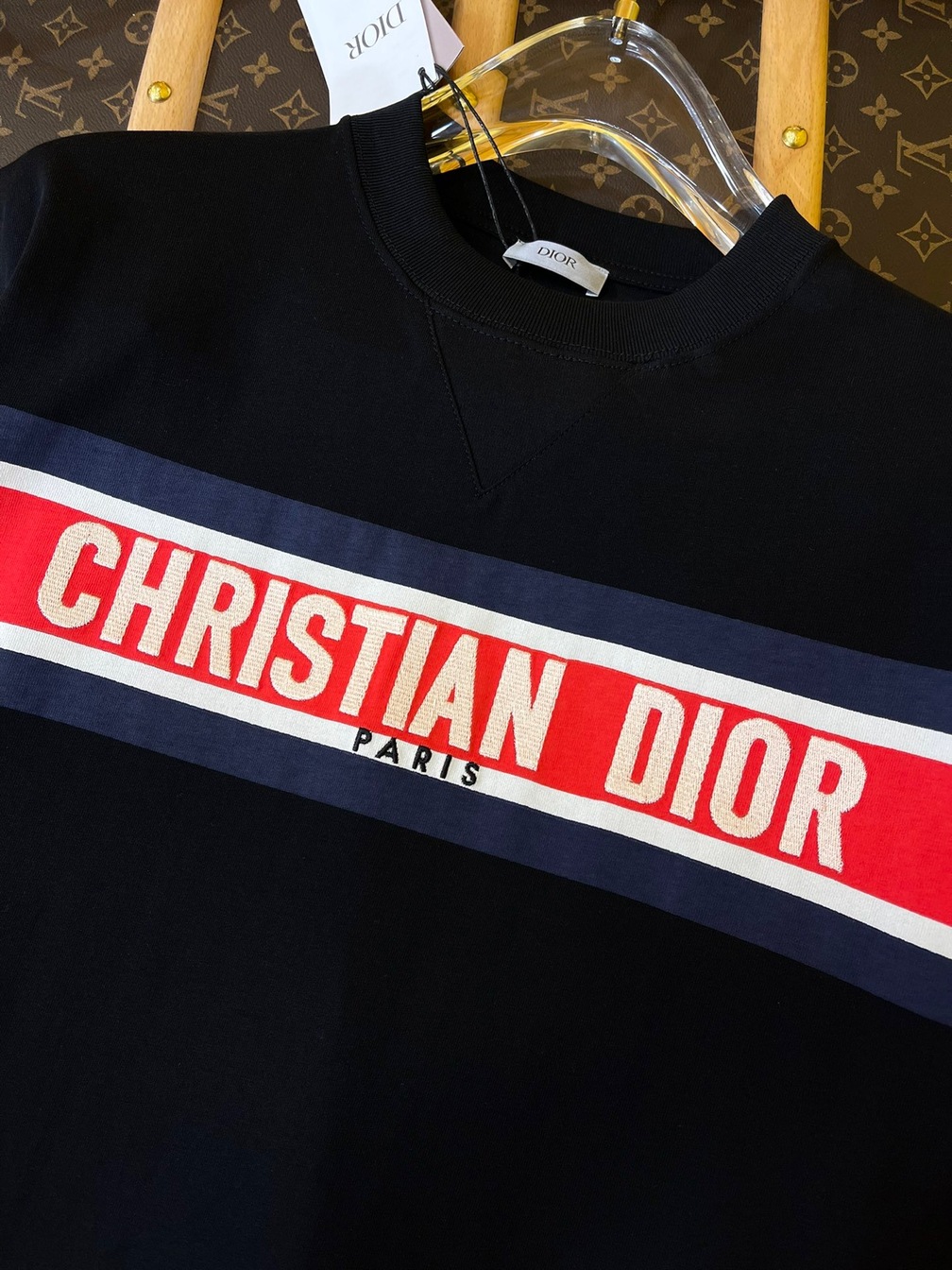 Tee Dior Alps Logo Black Ss2022