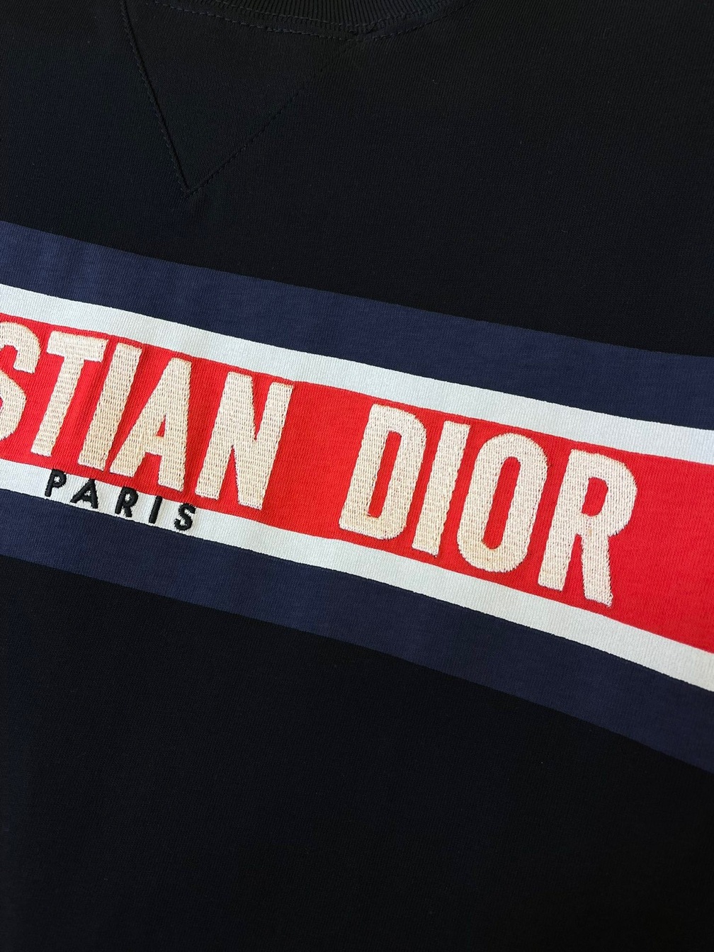 Tee Dior Alps Logo Black Ss2022