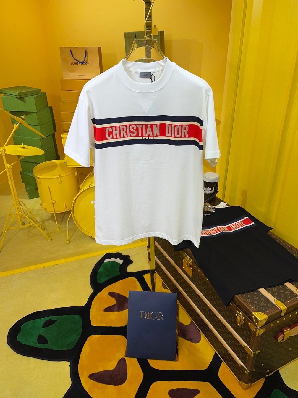 Tee Dior Alps Logo White Ss2022