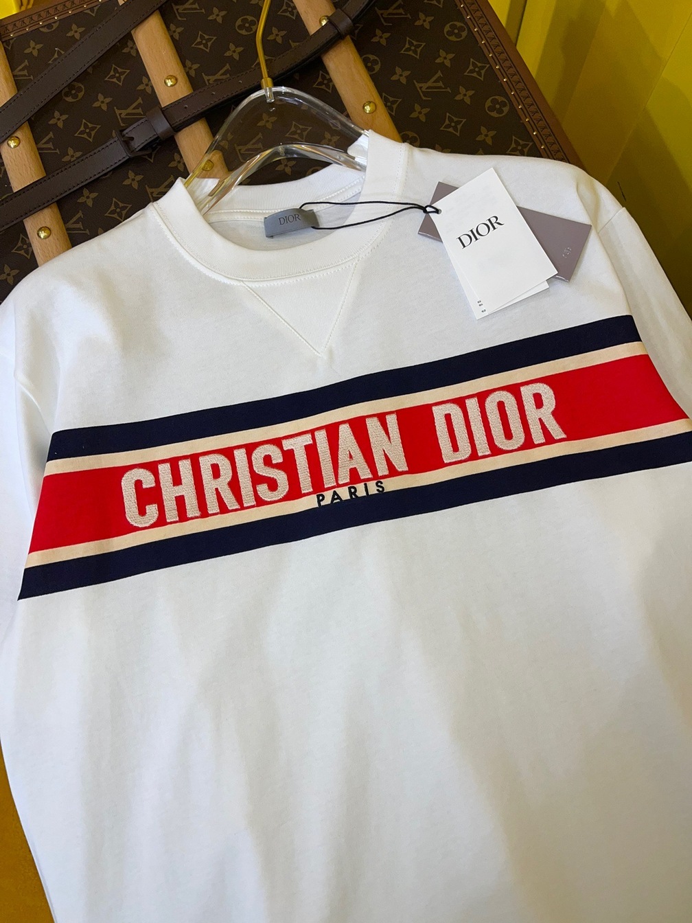 Tee Dior Alps Logo White Ss2022
