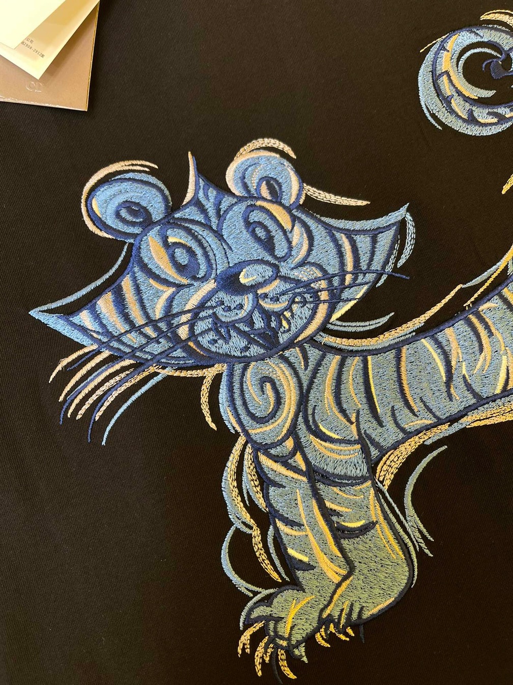 Tee Dior Blue Cat Blue Ss2022