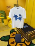 Tee Dior Blue Cat White Ss2022