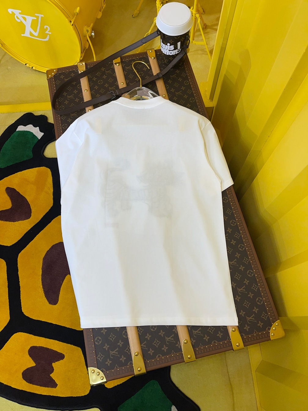 Tee Dior Blue Cat White Ss2022