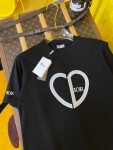 Tee Dior Cd Heart Black Ss2022