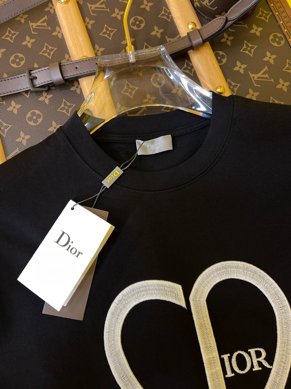 Tee Dior Cd Heart Black Ss2022