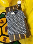 Tee Dior Oblique Dark Blue Ss2022