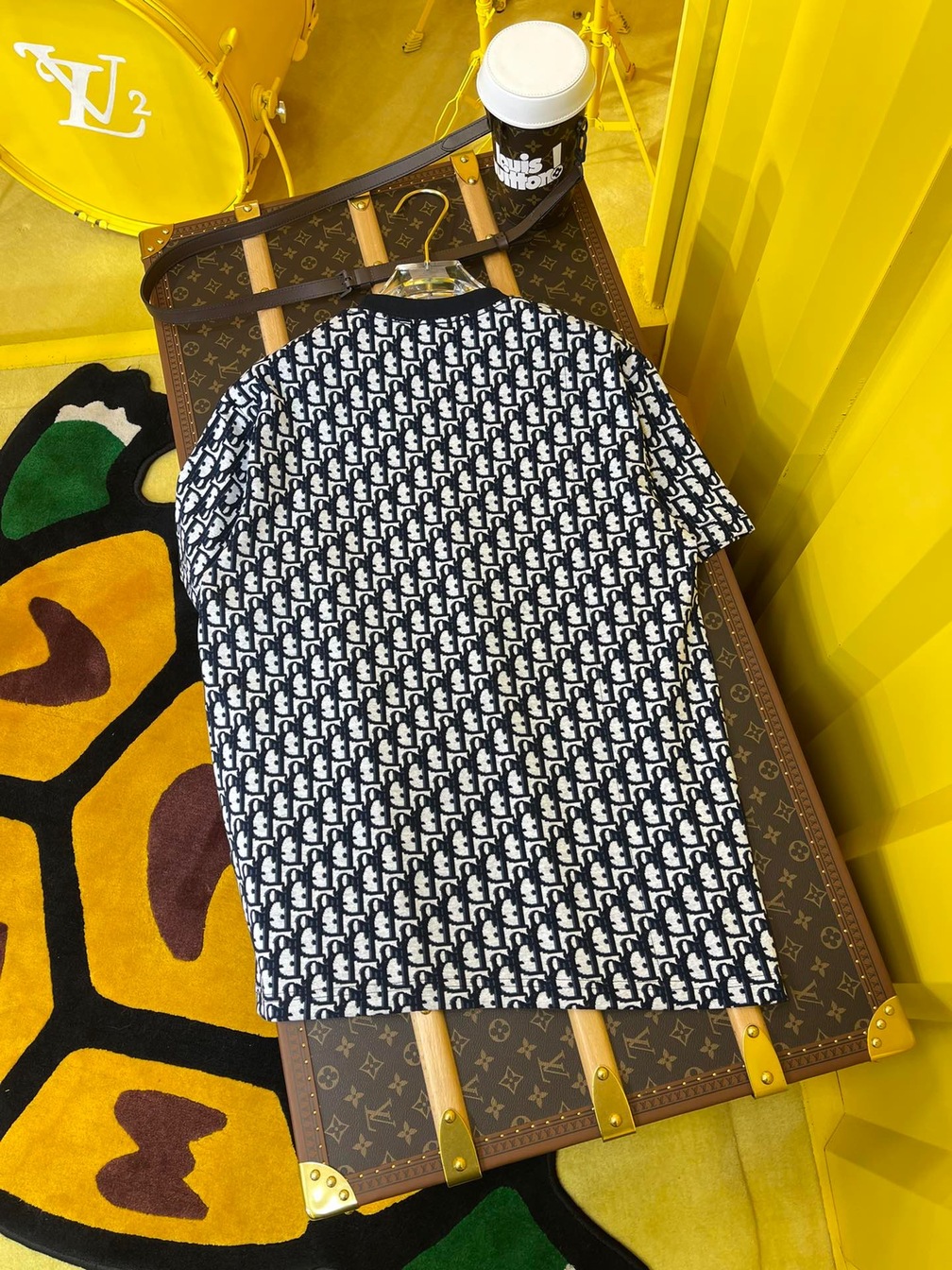 Tee Dior Oblique Dark Blue Ss2022