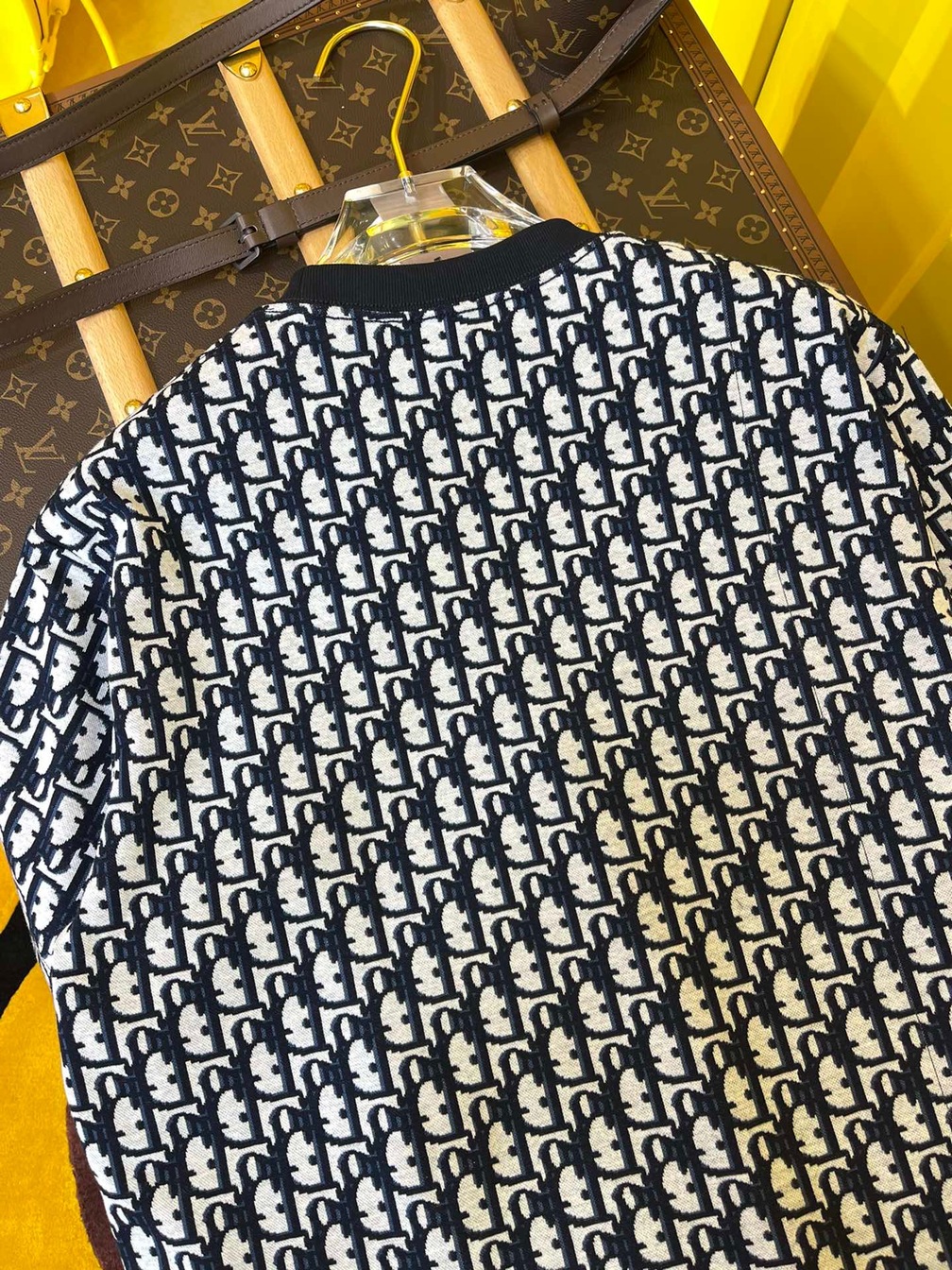 Tee Dior Oblique Dark Blue Ss2022