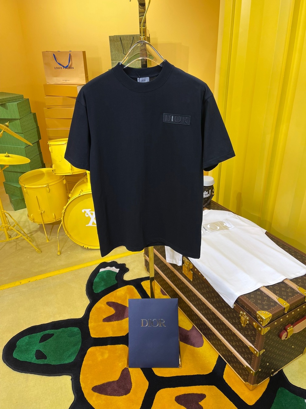 Tee Dior Sacai Black Ss2022