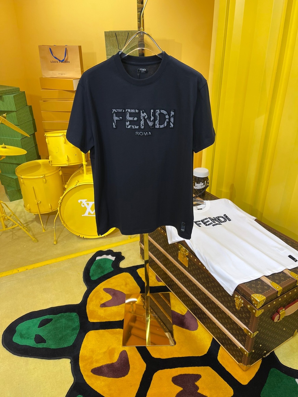 Tee Fendi Black Snake Ss2022