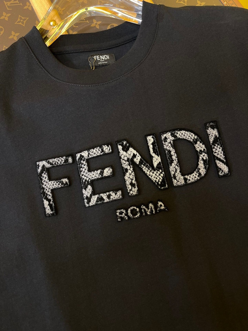 Tee Fendi Black Snake Ss2022