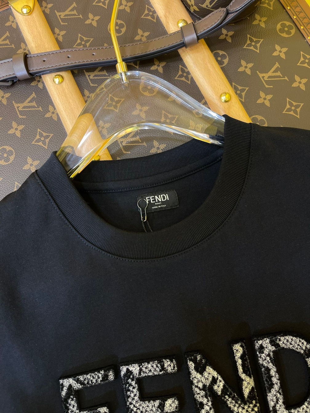 Tee Fendi Black Snake Ss2022