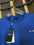 Tee Fendi Logo Eyes Blue Ss2022