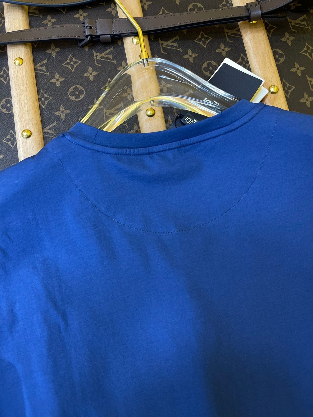 Tee Fendi Logo Eyes Blue Ss2022