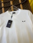 Tee Fendi Logo Eyes White Ss2022
