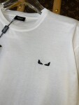 Tee Fendi Logo Eyes White Ss2022
