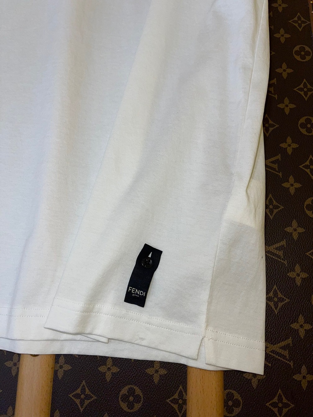 Tee Fendi Logo Eyes White Ss2022