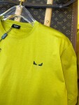 Tee Fendi Logo Eyes Yellow Ss2022