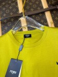 Tee Fendi Logo Eyes Yellow Ss2022