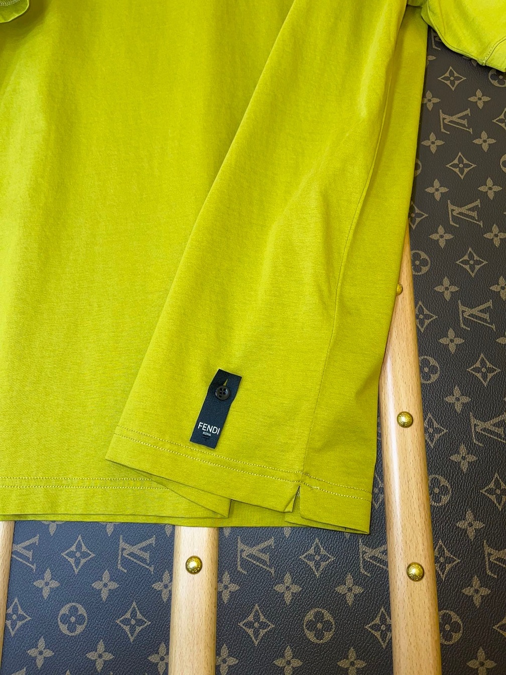 Tee Fendi Logo Eyes Yellow Ss2022