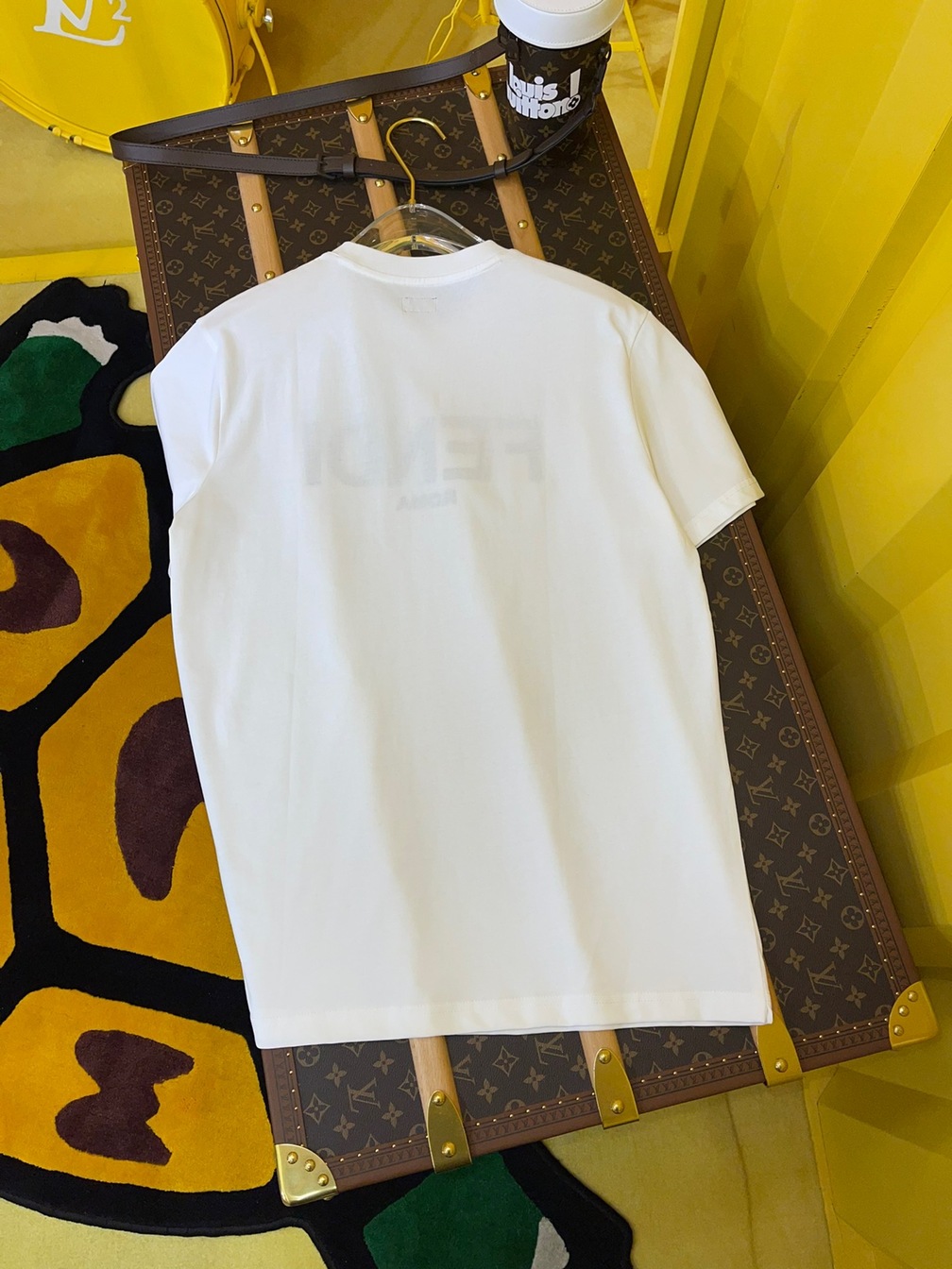 Tee Fendi White Snake Ss2022