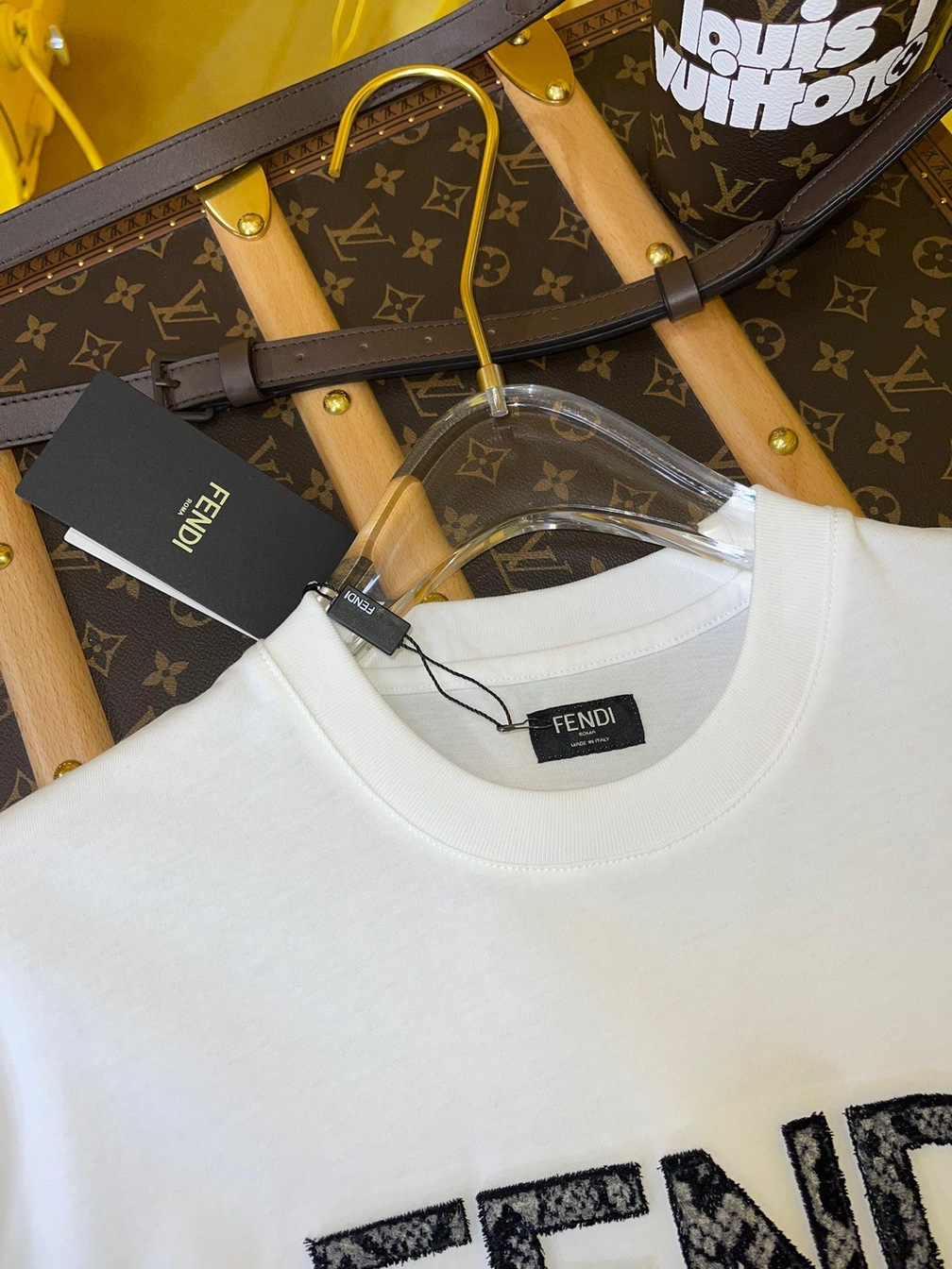 Tee Fendi White Snake Ss2022