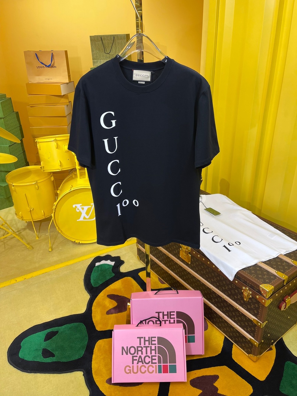 Tee Gucci 100 New Black Ss2022