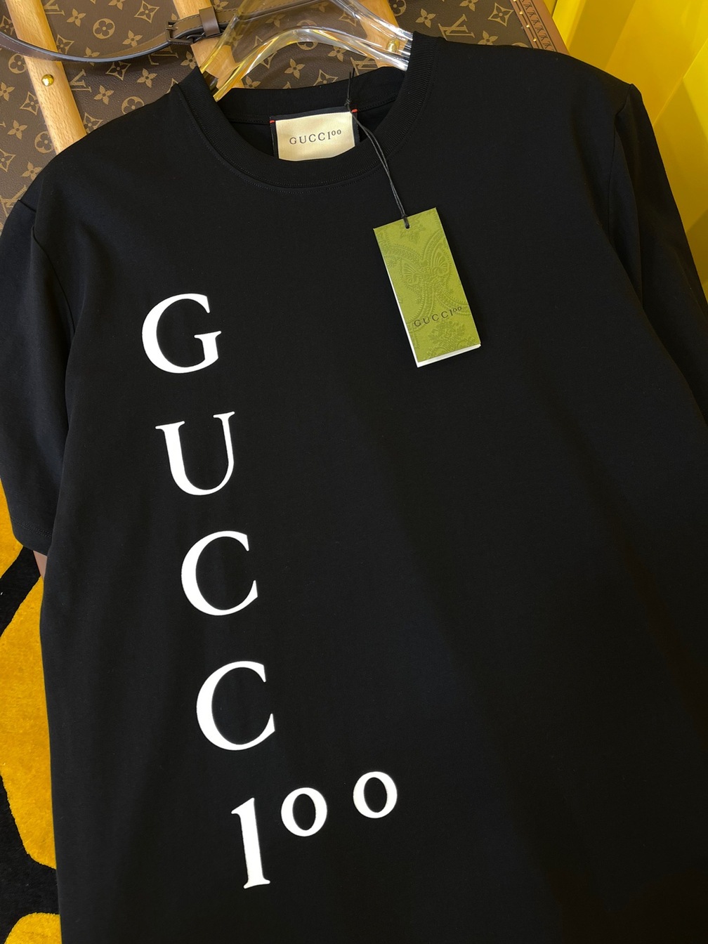 Tee Gucci 100 New Black Ss2022