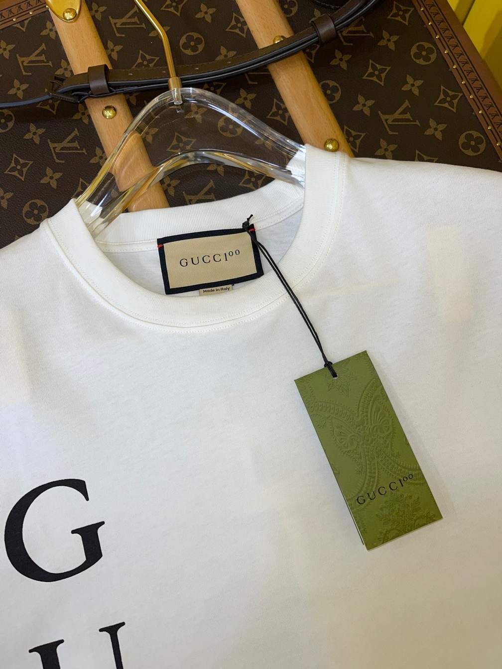 Tee Gucci 100 New White Ss2022