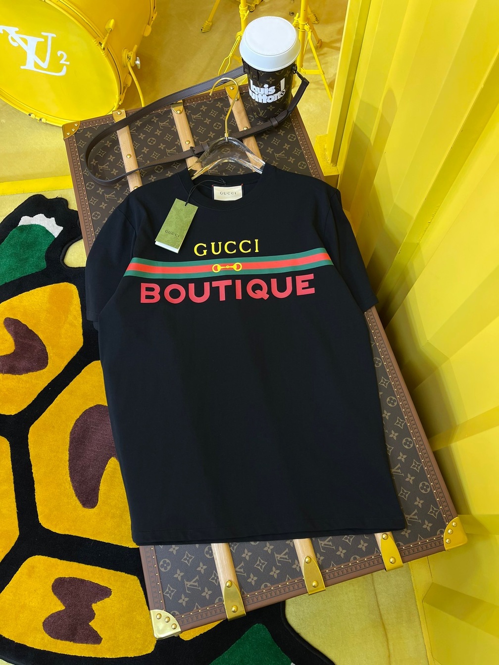 Tee Gucci Horsebit Black Ss2022