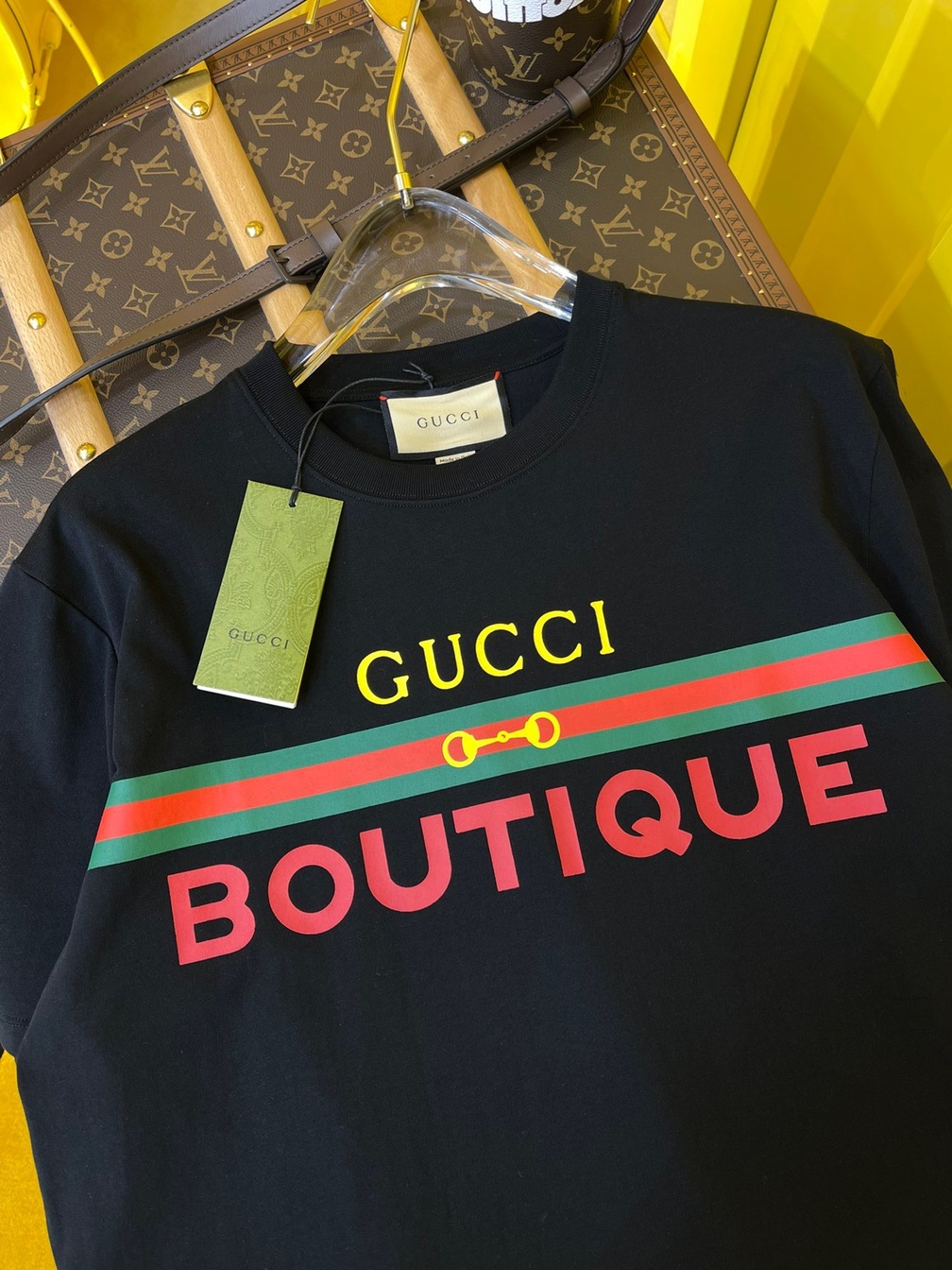 Tee Gucci Horsebit Black Ss2022