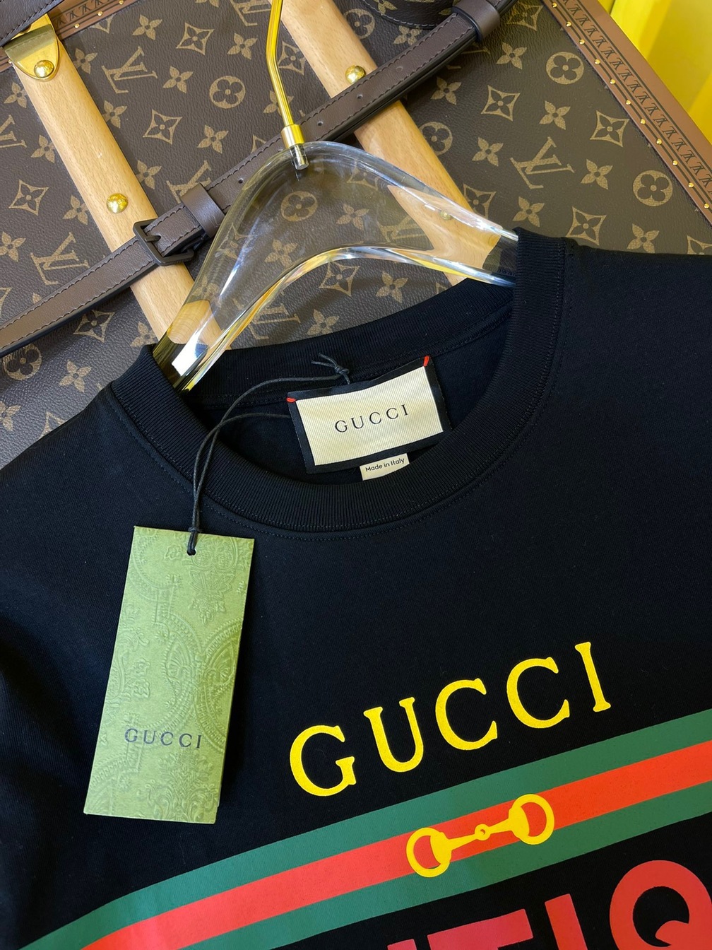 Tee Gucci Horsebit Black Ss2022