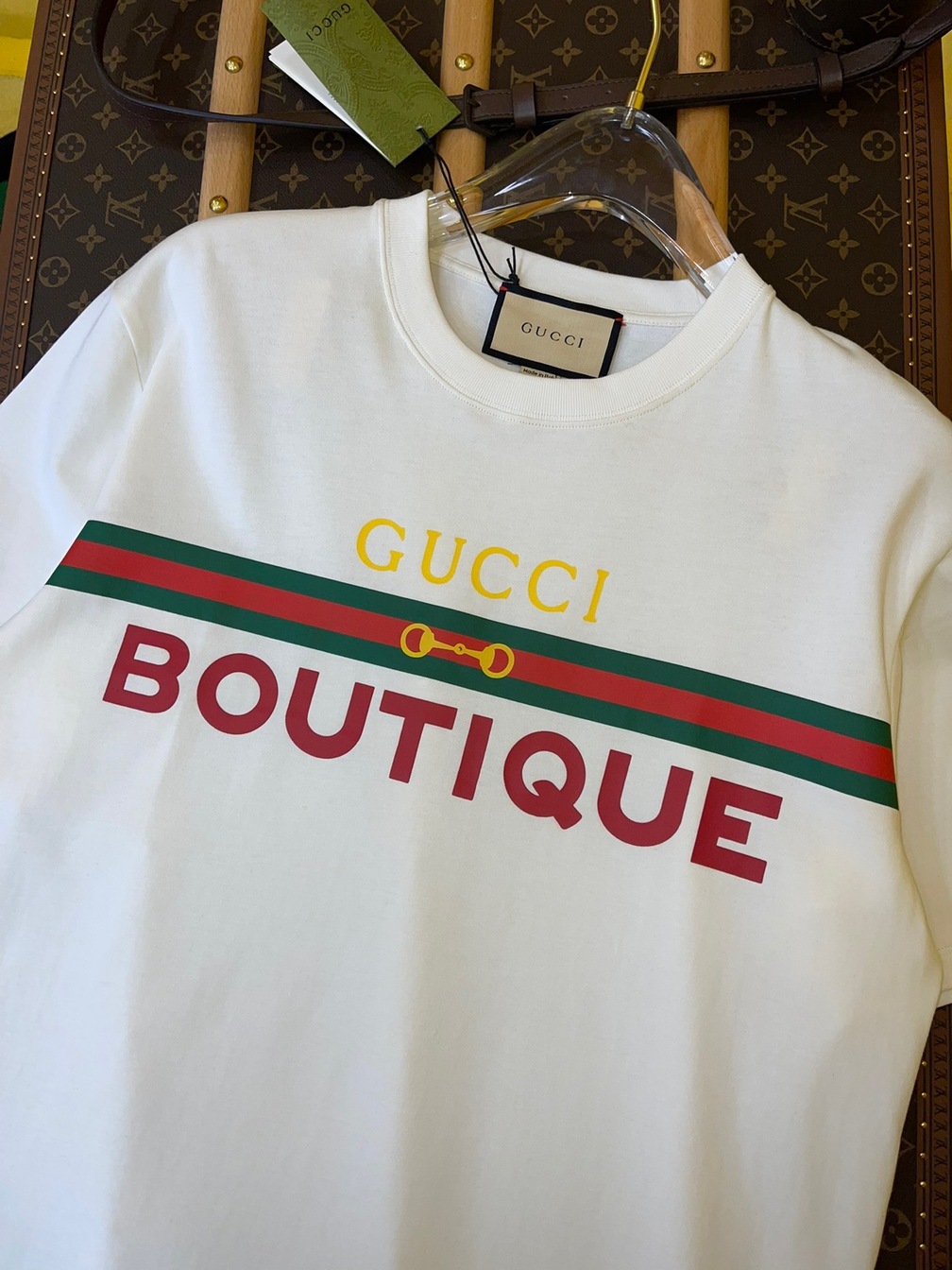 Tee Gucci Horsebit White Ss2022