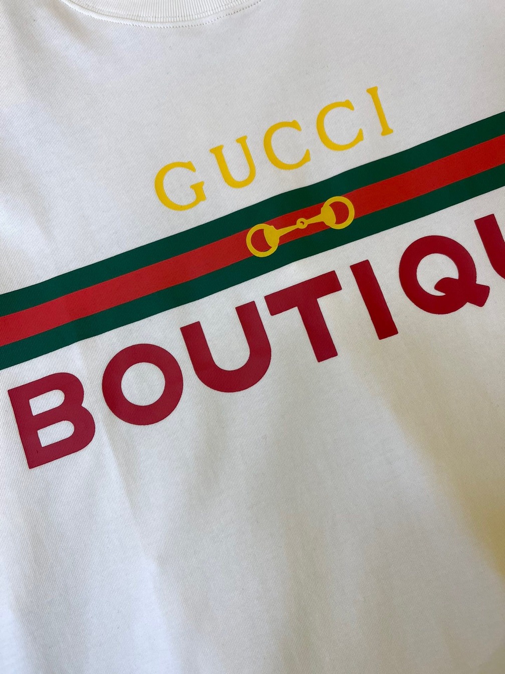 Tee Gucci Horsebit White Ss2022