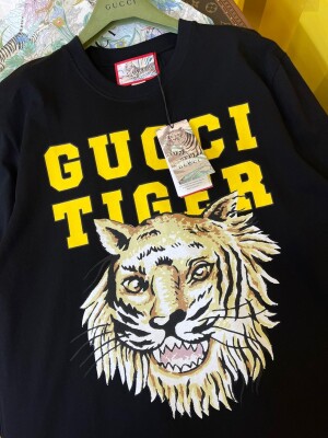Tee Gucci Tiger Head Black Ss2022