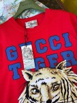 Tee Gucci Tiger Head Red Ss2022