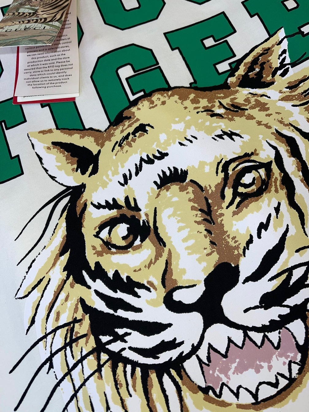 Tee Gucci Tiger Head White Ss2022