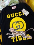 Tee Gucci Tiger Run Black Ss2022
